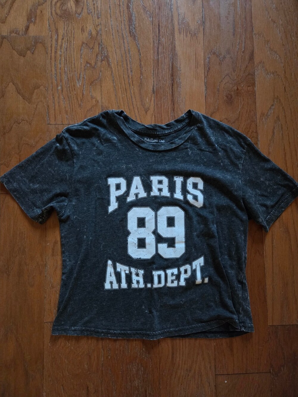 Rebellious One Black Paris 89 Graphic Tee